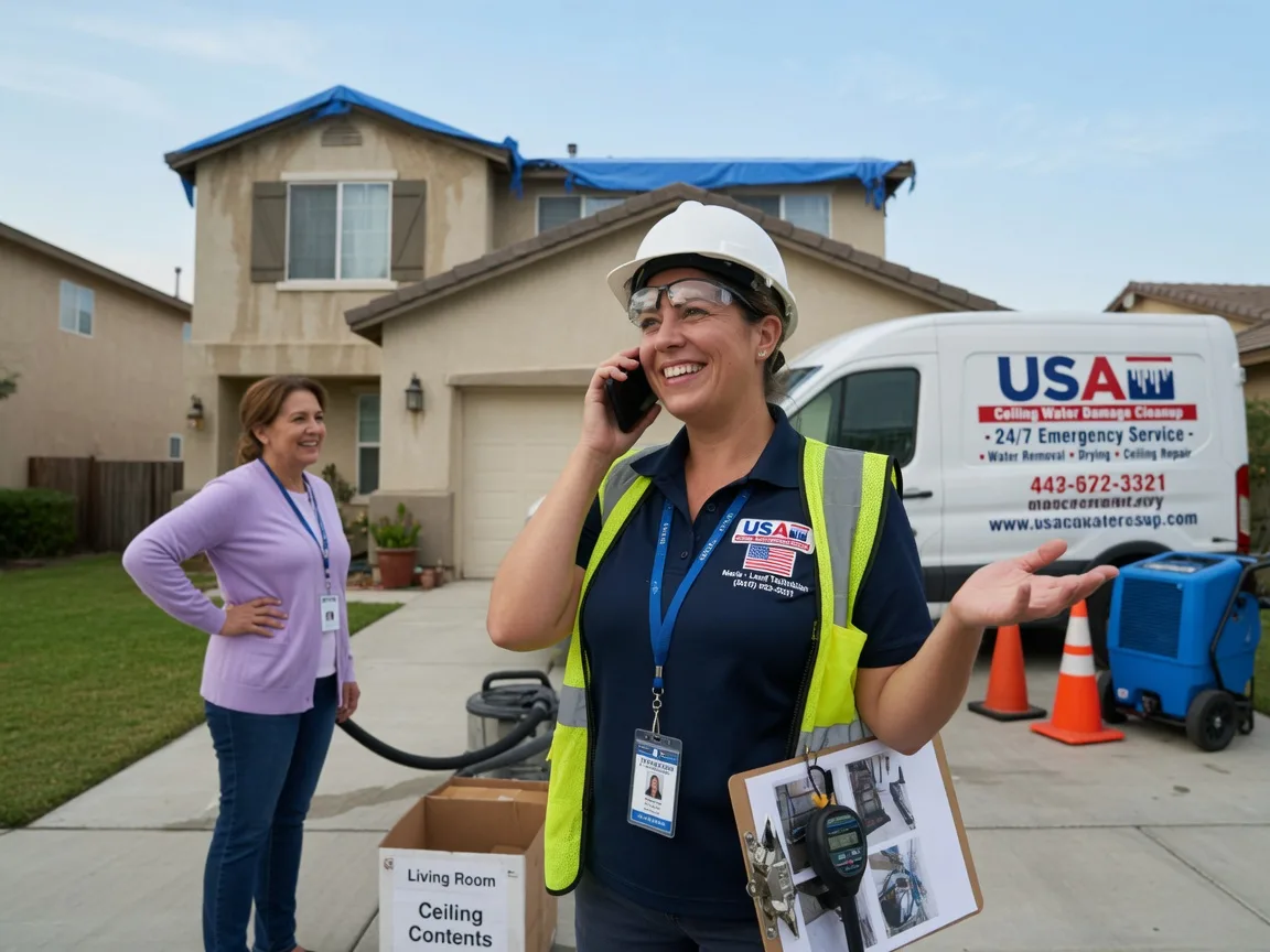 Ceiling Water Damage Restoration Thomasboro, IL FAQs